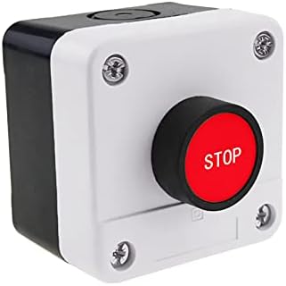 Buday 22 mm прекинувач на копчето бело контролен резервоар за вода без/NC Почеток Индустриски контролен старт контролен кутија 68 * 68