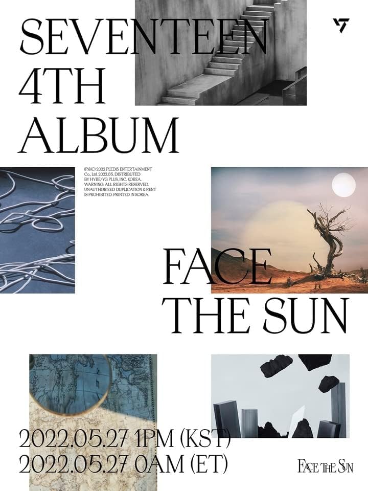 Седумнаесет -Сонцето [Ep.3 Ray ver.] Албум+Предлог Ограничени придобивки+Подарок за култураКореј