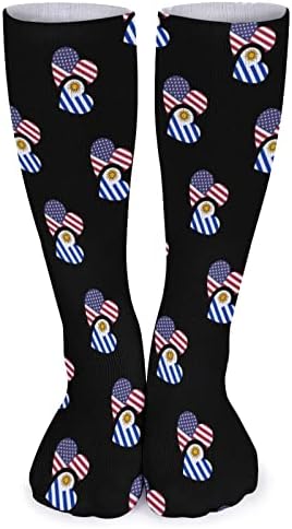 УРУГВАЈ Сад Знаме Цевка Чорапи Екипажот Чорапи Дише Атлетски Чорапи Чорапи Отворено За Унисекс