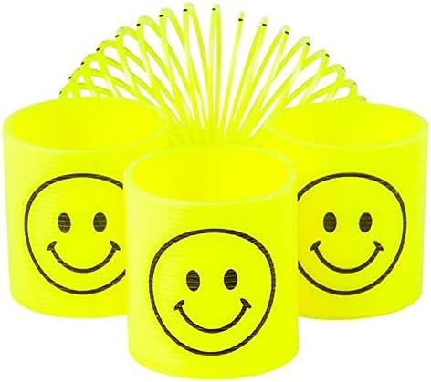 Компанијата Дрејдел се насмевнува калем на лице, светло неонски жолти среќни лица магија пролетна играчка за деца, забава за
