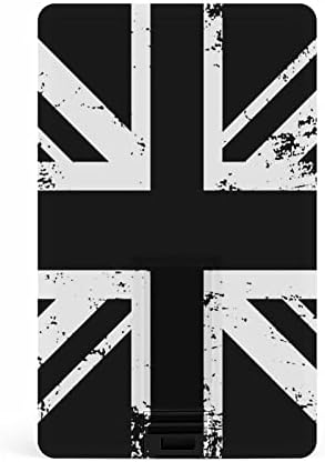 Бело И Црно Британско Знаме КРЕДИТНА Картичка УСБ Флеш Дискови Персонализирана Меморија Стап Клуч Корпоративни Подароци И Промотивни