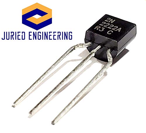 Juried Engineering 2N2222A 2N2222 2222 Transistor BJT NPN 75V 0,6A 625MW 3-PIN TO-92 Епитаксичен силикон биполарен транзиционен транзиција-произведен