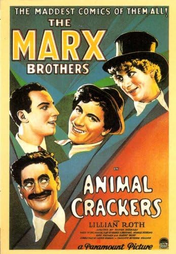 Поп култура графики животински крекери постер филм 11x17 Маркс браќа Лилијан Рот Маргарет Думонт Луис Сорин