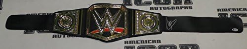 AJ Styles потпишан Светски шампион на WWE Светско првенство за играчки за играчки Бас Коа Тна Рох Автограм - Автограмирано борење