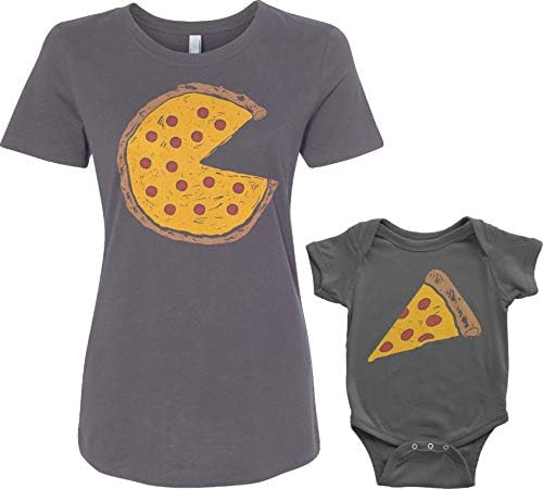 Пица пита и парче мајка син, ќерка, новороденче, каросерија за женски кошули
