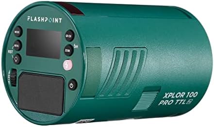 FlashPoint Xplor 100 Pro TTL R2 монолиот погон на батеријата - темно зелена боја