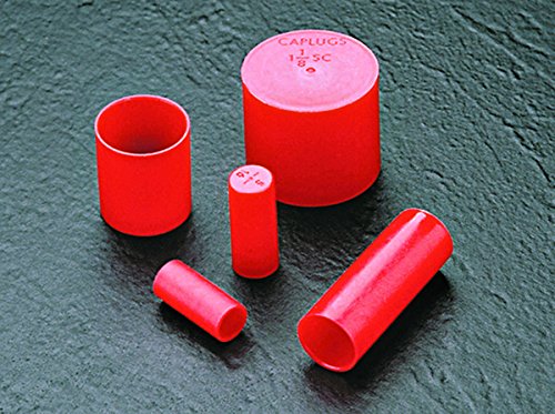 Caplugs Q1831Q2 пластично капаче за ракави за краеви на цевки. SC-1831, PE-LD, CAP ID 1.250 должина .87, црвена боја