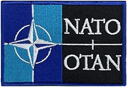А-една армија на НАТО Шие на лепенка + Унгарија знаме извезено лепенка, армиски униформни амблеми, морски лепенка за облека, фустани, амбран