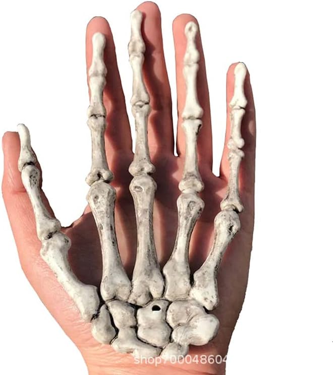 Хакасо Ноќта на вештерките раце, пластични скелети раце лажни човечки рака коска реална животна големина зомби забава терор застрашувачки
