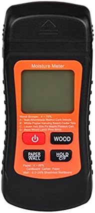 Мерач на влага на WYFDP дрво LCD дигитален влага тестер за влага со зелено задно осветлување тип на вода Истекување на вода и детектор