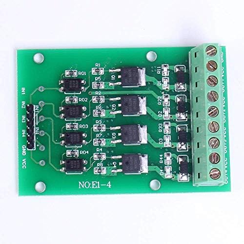 ZYM119 Optocoupler Изолациониот модул, 4 канали фотоелектричен изолиран модул изолација прекинувач модул 4bit транзистор за проширување