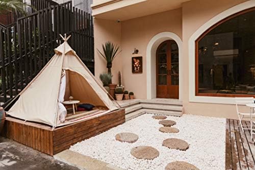 Слободен простор на отворено памучно платно водоотпорен шатор за кампување во форма на пирамида