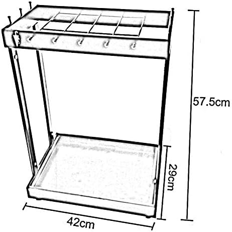 Омонс чадор стои, рамка за сторено железо, деловно кутија за лоби во хотелско лоби, одвоен за лесно решение за складирање на склопување