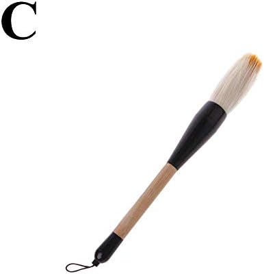 Минлија кинеска калиграфија четка пенкало коза коса бамбус вратило боја четка уметност во стационарна масло за сликање на масло