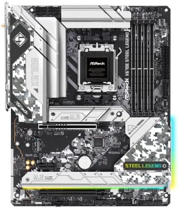 ASRock X670E Челик Легенда Поддршка AMD AM5 RYZEN 7000 Серија Процесори Матична Плоча