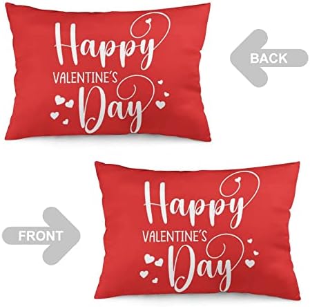 Среќни перници за ден на в Valentубените, среќен ден на вineубените, изрази ја својата loveубов со искрено срцево цитат лумбална перница за