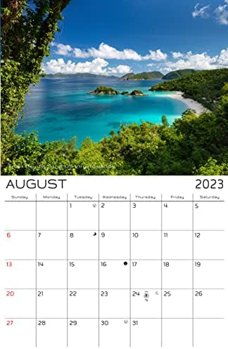 2023 календар На Карипските Плажи, Од Кристијан Витли Фотографија, Карипски Блуз