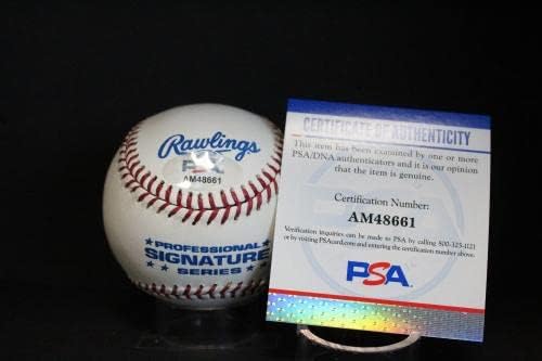 Лери Јансен потпиша бејзбол автограм автограм PSA/DNA AM48661 - Автограмирани бејзбол