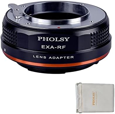 Адаптерот за монтирање на леќи со фолси компатибилен со леќите за монтирање на Exakta до канон EOS RF-Mount Camera Body EOS R8, R50, R6 Mark II,