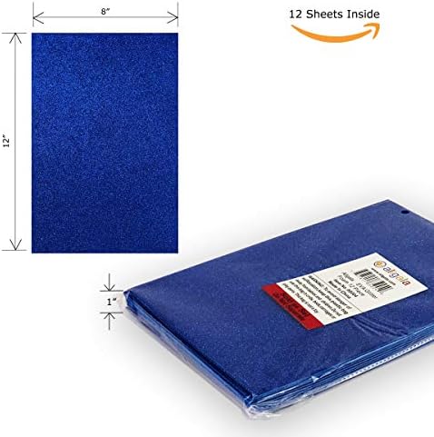 Allgala 12 пакет сјај за пена хартија 8 x 12inch листови-Royal-CF85004