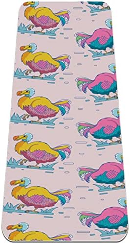 Siebzeh Cute Dodo Biids Model Premium Dossion Yoga Mat Eco Friendly Guess Health & Fitness Nonlip Mat за сите видови на вежбање