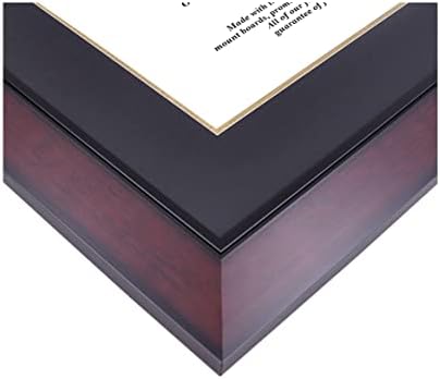 Слики во кампусот Универзитет во Синсинати 11w x 8.5h наследство црно цреша злато врежана рамка за диплома
