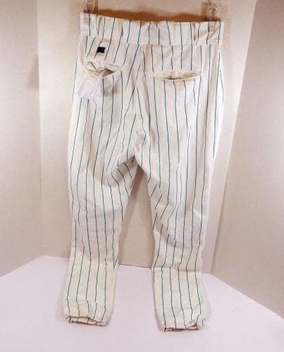 Игра на Флорида Марлинс користеше бели панталони 35 DP32853 - Игра користени панталони MLB