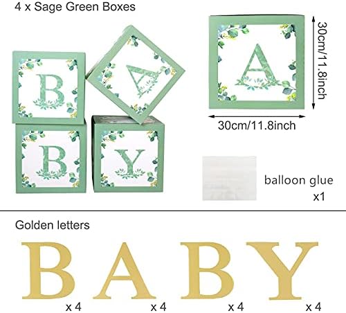 Мудрец Зелени Бебе Кутии + Мудрец Зелен Балон Венец Комплет