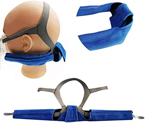 Влошки на вратот CPAP, Универзална глава/маска за глава на главата CPAP лента за ленти, удобно меки каиш за перниче од руно, материјали