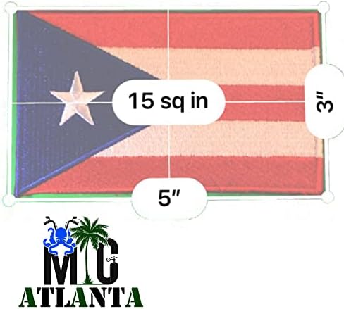 Куба со знамето 3 x5 извезено кубанско железо на националниот амблем