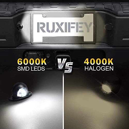 RUXIFEY LED Регистарска Табличка Светло таг светла Компатибилен Со Dodge Ram Меморија 1500 2500 3500 1994-2001 Пикап, 6000K Бело,