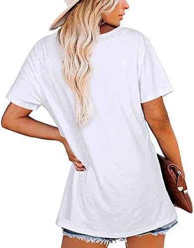 Бела тинејџерска девојка сончоглед цветни графички врвови на екипажот Спандкс блузи маица кратки ракави салон проточни врвови 2023 QS