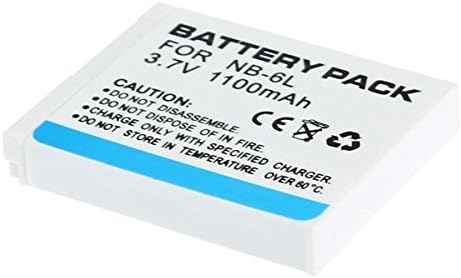 Замена на NB-6L Замена на 1100mAh 3,7V Ли-јон заштитена батерија за канон