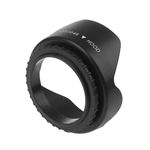 Аспиратор за леќи со леќи од фотоапарати 49мм, бајонет ливчиња за реверзибилна леќа за леќи за Nikon Canon Sony DSLR