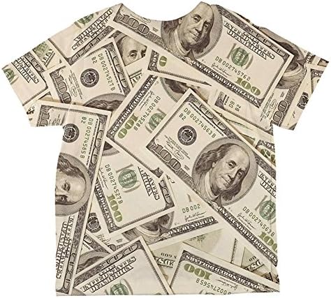 Парични пари низ целата маица за мали деца