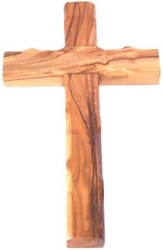 1 x Med. Големина дрвен крст од Витлеем - маслиново дрво од страна на HolylandMarket
