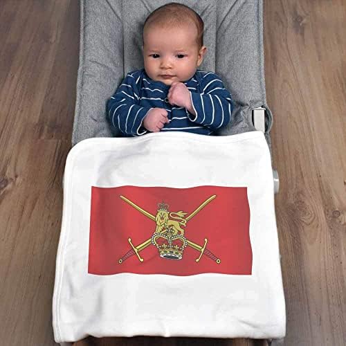 Азиеда „Знаме на британската армија“ памучно бебе ќебе/шал