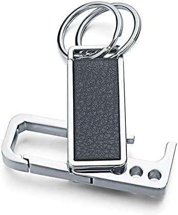 Војдинг клучеви за клучеви Кожни метални половини токи ротирачки шише за отворање на шишиња со алатки за клучеви на прстенот