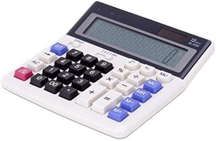 SXNBH 12 цифри Голем професионален калкулатор за десктоп, батерија и соларна хибридна моќност ЛЦД -дисплеј, одлично за домашна