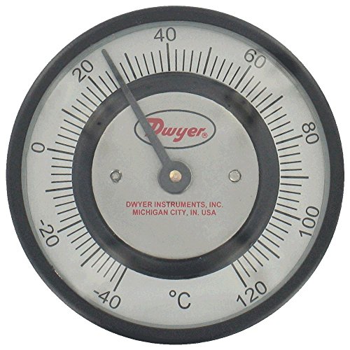 Термометар на биметална површина на DWYER® Mount-Mount, STC341, 0 до 150 ° F, 1 до 1-5/8 цевка