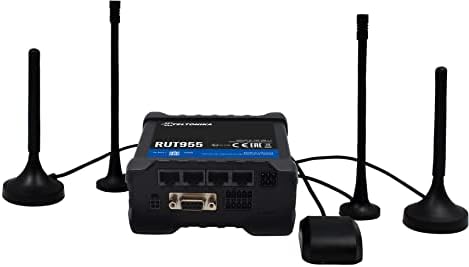 Teltonika RUT955J7V020 Model RUT955 Индустриски мобилен рутер; Двојна сим; 4G LTE, 3G, 2G конекција; за употреба со Т-Мобиле