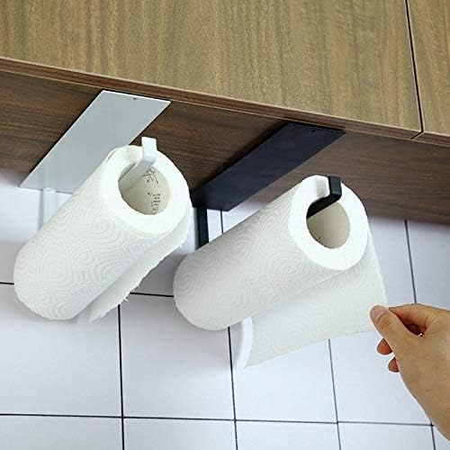 Genigw кујнски ролна хартија додаток за wallид, држач за тоалетна хартија, не'рѓосувачки челик, додатоци за ткиво за бања, решетки