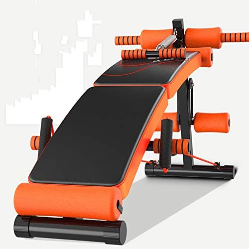Опрема за вежбање на фитнес -клупа на Dulplay седат наклонети клупи за ABS за целосна тренингот на телото, преклопување на клупата за седење,