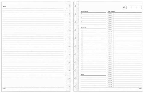Tul® - Календарско Полнење-Дисконтирани Недатирани Страници За Дневно Полнење Тековна Година-8-1/2 x 11 - PK од 50