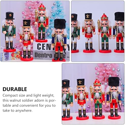 Божиќни украси за оревици за забава- 76 инчи Божиќни оревци фигури, Божиќ што виси војник на војникот Орнами за подароци Подароци