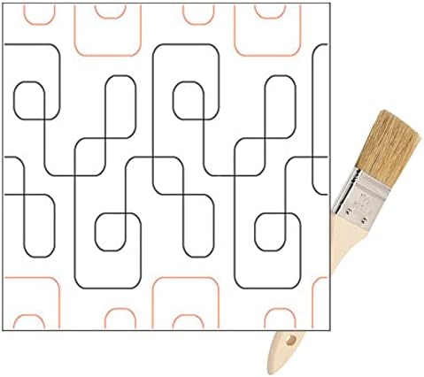 Quilting Pantographs Pattern Roll - За машини за ватирање на longarm | Лесни правоаголници Дизајн ватенка пантограф | Комплетот