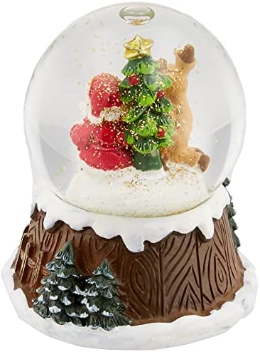 Figurine クリスマス ファクトリー Снежен глобус 45мм фигура, W6.7 × D6.2 × H7cm, Куп Дедо Мраз