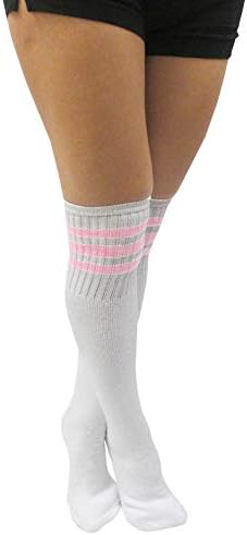 Женски ленти Обични модни чорапи шарени фенси дизајн 24 10-15 бело розово