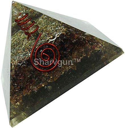 Sharvgun Mahogany Obsidian Pyramid Stone rekki лековити кристали чакра балансирање на генераторот енергетска енергетска терапија