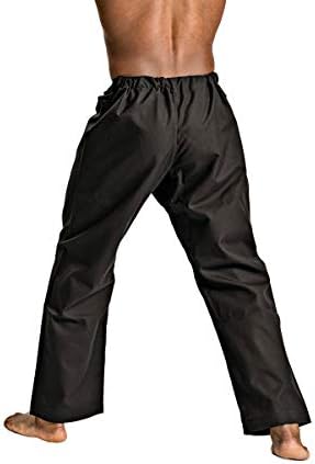 Карате панталони со тешка категорија Ронин - црна, бела или маскирна - памук 12oz - Традиционална половината за влечење
